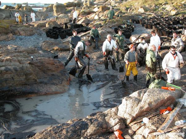 Prestige boat oil spill in Costa da Morte