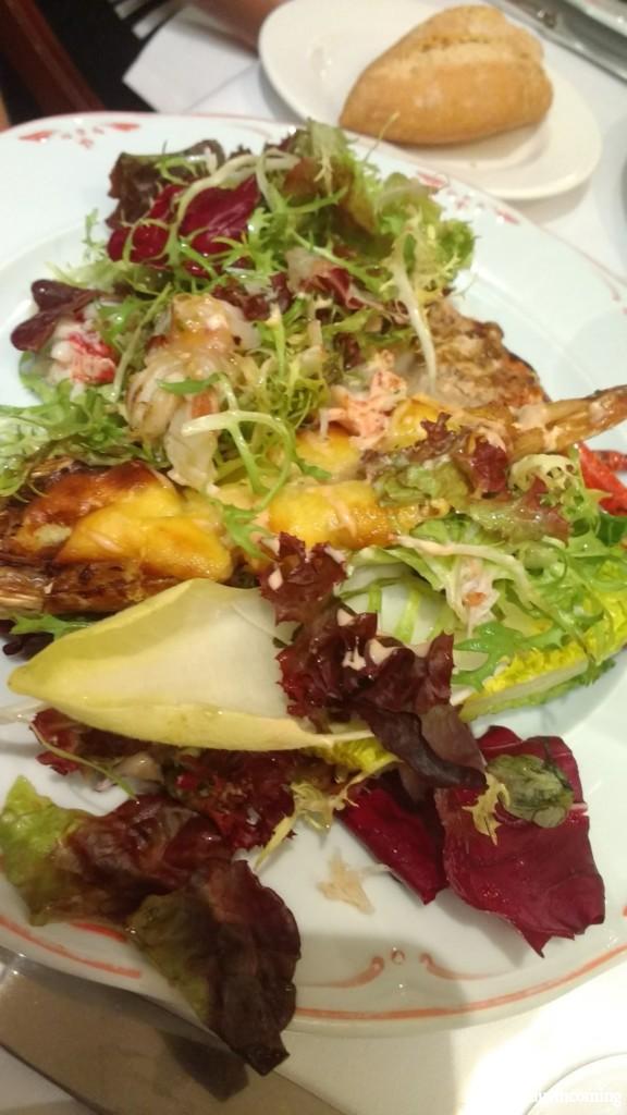 North of Spain cuisine: warm salad