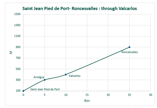 Saint Jean Pied de Port - Roncesvalles : through Valcarlos