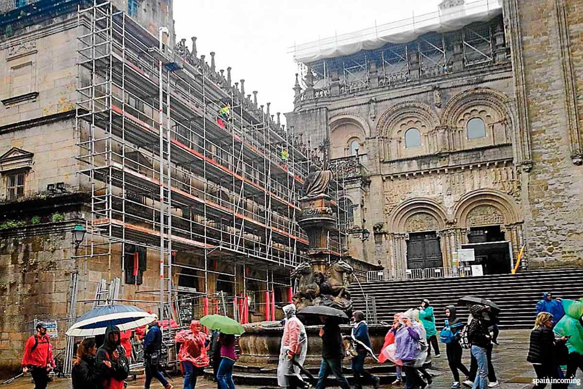 Cloister scaffolding©El Correo Gallego