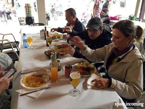 Tips for a successful Camino - Lunch