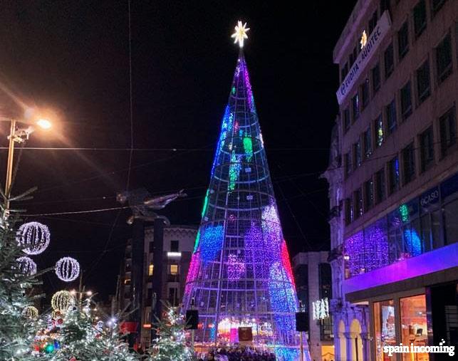 Christmas lights of Vigo